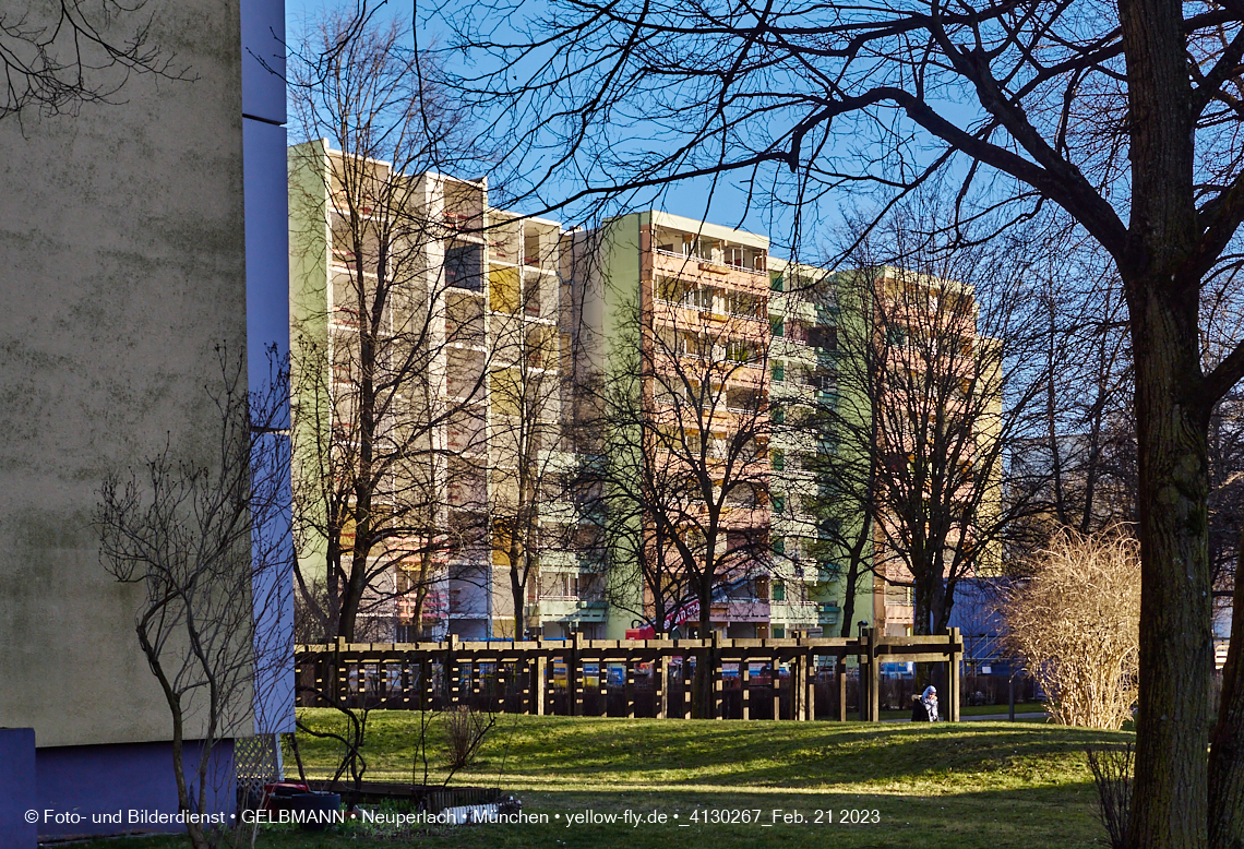21.02.2023 -  Mega-Sanierung in der Kurt-Eisner-Straße in Neuperlach